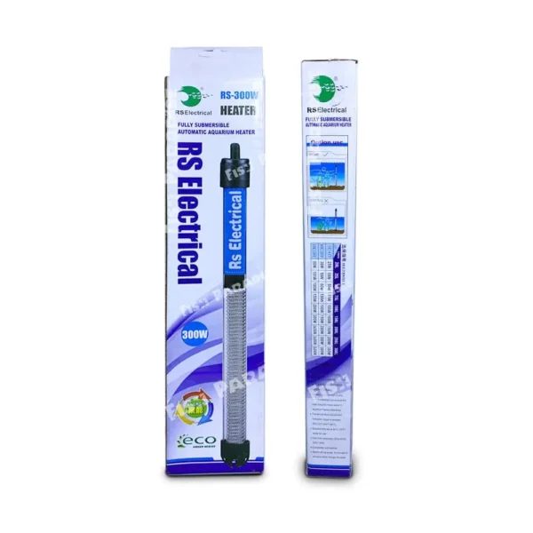 Auto Aquarium Heater, RS Electrical Aquarium Heater 300 Watt - Precise Temperature Control for Fish Tanks