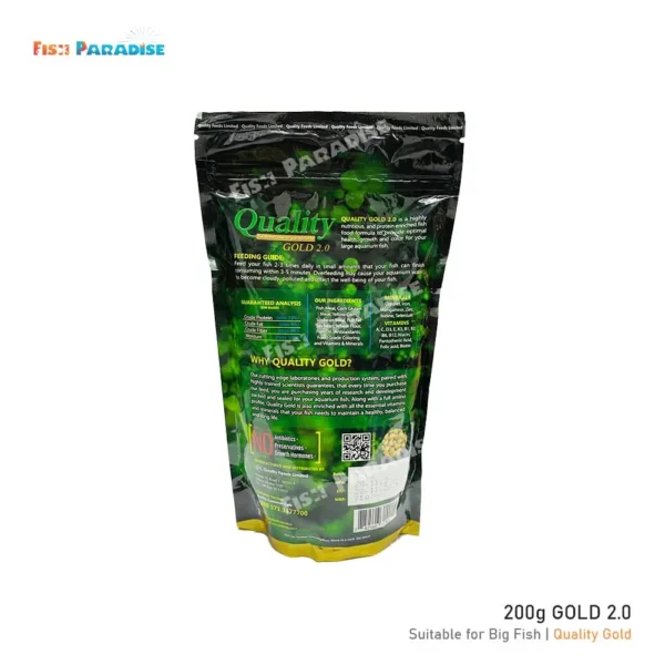 Quality-Gold-2.0-Fish-Food-200gm-(2.0-for-Big-Fish)-Aquarium-Fish-Food,-For-all-type-of-big-fish (1) Quality Gold 2.0 Fish Food 200gm (2.0 for Big Fish) Aquarium Fish Food.