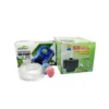 Aquarium Air Pump & 1 Original Chaina Sponge Filter XY-280, 15 Feet Pipe, 2 Air Bubble Stones (Double Output Full Set)