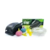 Aquarium Air Pump with 10 Feet Pipe, 2 Air Bubble Stone, 2 Air flow Controller, 1 T Connector
