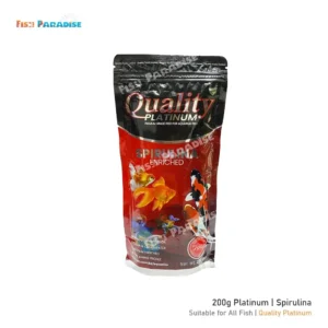 Quality Platinum | Spirulina Fish Food 200gm, A image of fish food